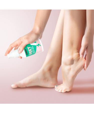 Freeman Beauty Flirty Feet Instant Foot Peeling Spray â€“ Coconut & Aloe, 4 fl oz - Buy Online on GoSupps.com