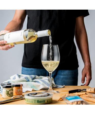 Enrique Rech Gift Basket: Verdejo V&R Wei wein Gourmet Pastes Salmon Chickpea Mushroom & Artisan Snacks for Perfect International Gifting - Buy Online on GoSupps.com