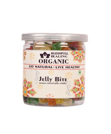Blessfull Healing Organic Jelly Bite 350 Gram Airtight Container (Packing May Vary)