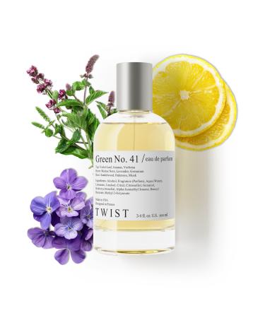 Twist Green No. 41 - Eau De Parfum Inspired by Creed's Green Irish Tweed Long-Lasting Perfume For Men Paraben Free Vegan Clean Ingredients Fragrance - Spray 100 ml | 3.4 fl. oz. Green No. 41 -Inspired by Green Irish Tweed 3.4 Fl Oz (Pack of 1)