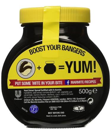 Marmite Yeast Extract 500g - Set of 2 | Authentic British Spread - Buy Online on GoSupps.com
