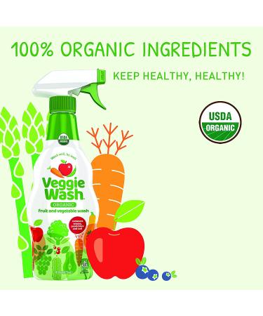 Organic Veggie Wash â€“ 16 oz Fruit & Vegetable Cleaner for Safe Produce - Buy Online on GoSupps.com