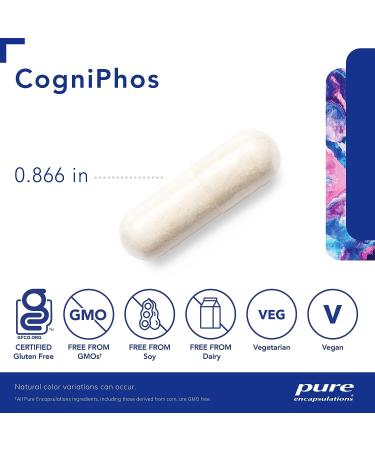 Pure Encapsulations CogniPhos | Neuronal Support for Cognitive Performance | 120 Capsules - Buy Online on GoSupps.com