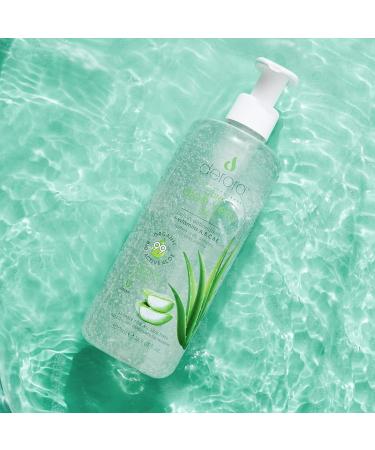 Derora Aloe Vera Gel - 100% Pure Organic Bio Active Ingredients - Healing, Soothing & Hydrating Face, Body - Cruelty Free & Vegan - 500ml - Buy Online on GoSupps.com