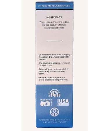 PvV Spray - Nasal Hygiene & Cleanse | 214 Metered Sprays | 0.5 Fl Oz | International Shipping - Buy Online on GoSupps.com