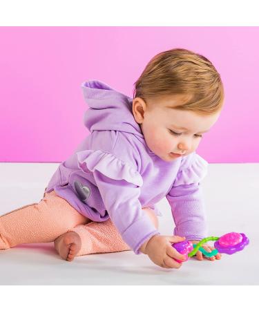 Bright Starts Rattle and Shake Barbell Toy - Pretty in Pink | Ages 3 Months - Buy Online on GoSupps.com