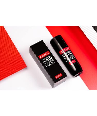 VOLUMON Keratin Hair Building Fibers for Thinning Hair - Instantly Conceals Thinning Areas for Thicker Hair - For Men & Women 28g + Optimizer & Applicator - Buy Online on GoSupps.com