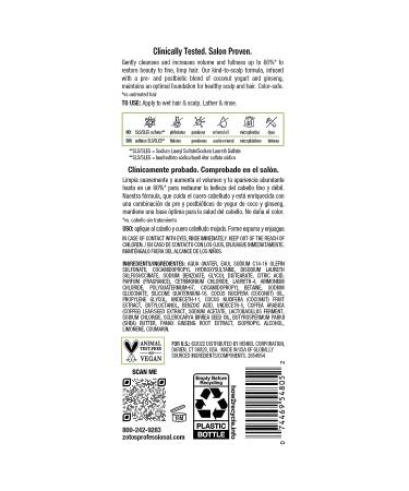 BIOTERA Ultra Thick & Full Sheer Volume Shampoo and Conditioner - Vegan, Microbiome Friendly for Fine/Limp Hair - 32 Fl Oz - Buy Online on GoSupps.com