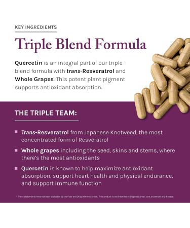 Reserveage Beauty, Resveratrol 1000 mg, Antioxidant Supplement for Heart Health and Immune Support, Supports Healthy Aging and Immune System, Paleo, Keto, 60 Capsules - Buy Online on GoSupps.com