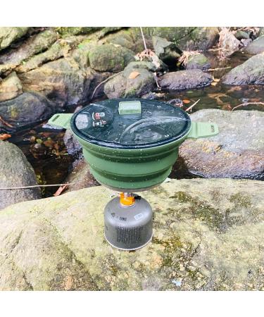 2.5L Collapsible Camping Cook Pot,Portable Cookware for Outdoor Hiking - Buy Online on GoSupps.com