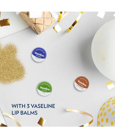 Vaseline Lip Loving Collection Gift Set with three lip balm tins perfect gifts for her 3x 20 g - Buy Online on GoSupps.com