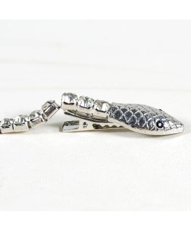 Rhinestones Snake Hair Chains Punk Crystal Tassel Hair Clip Chains Decorative Hairpin Headpiece for Women SET2 - Buy Online on GoSupps.com