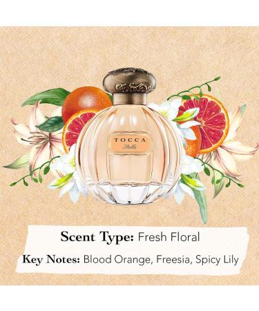 Tocca Stella Perfume Set for Women 100 ml (3.38 oz) + 10 ml (0.34 oz) - Fresh Floral Blood Orange Freesia Spicy Lily ($172 Value) 3.72 Fl Oz (Pack of 1) - Buy Online on GoSupps.com