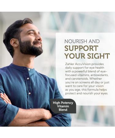 Zahler AccuVision Advanced Eye Health Formula 30 Capsules - Buy Online on GoSupps.com