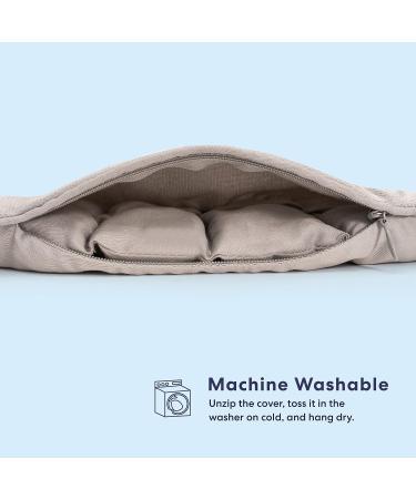 Luna Weighted Eye Mask | Cooling & Heated | Lightweight & Comfortable Sleep Mask | Adjustable Strap | Travel Essentials | Grey - Buy Online on GoSupps.com