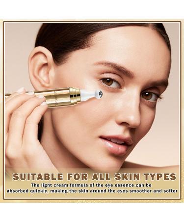 Effective Eye Cream for Dark Circles & Puffiness | Under Eye Serum & Roller - Daily Skincare for Women | Crema Para Las Ojeras - Buy Online on GoSupps.com