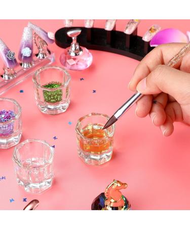 12 Pieces Nail Dappen Dishes - Acrylic Monomer Liquid Cups & Crystal Bowls for Nail Extension Supplies - International Shipping Available - Buy Online on GoSupps.com