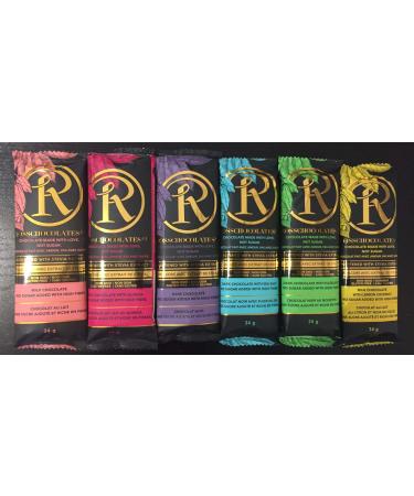 Ross Chocolate Milk & Dark Chocolate Variety Pack Sweeten with Stevia 34g (Pack of 12 bars) - Buy Online on GoSupps.com