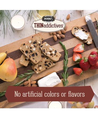 THINaddictives Variety 6 Pack - Almond Thin Cookies - Biscotti Italian Cookies - Sweet & Crunchy - 6 Flavors - 18 Cookies Per Box - Individually Wrapped - Kosher - 4.4 oz - Buy Online on GoSupps.com