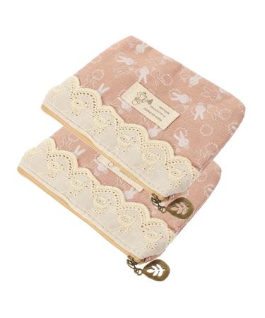 Gogogmy 2 piece of aunt towel Storage bag compact hygiene owner zipper holder tampon holder sensitive period bag hygiene bag for daily use