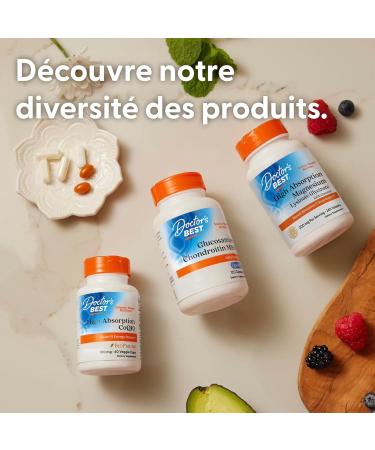 Doctor's Best Hyaluronic Acid with Chondroitin Sulfate High Dosed 60 Tablets Lab Tested Gluten Free Soy Free Non-GMO - Buy Online on GoSupps.com