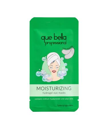 Que Bella Professional Moisturizing Gel Eye Masks - 3 pairs