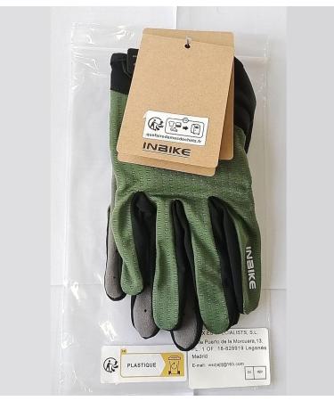 INBIKE Cycling Gloves for Men - 2 Finger Touchscreen Shockproof Elastic Breathable - IHC406 Green L - International Shipping Available - Buy Online on GoSupps.com
