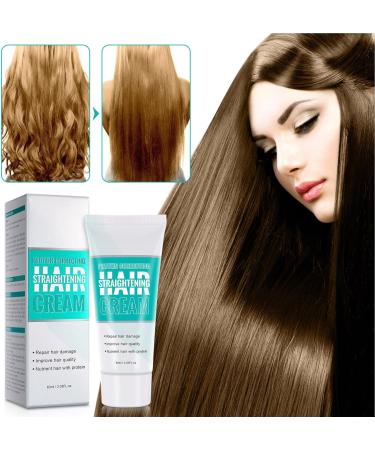  Jildouf Cream for curly hair | Curly hair straightener with protein correction | 60ml smoothing lotion for smoothing and nourishing hair for all hair types - Buy Online on GoSupps.com