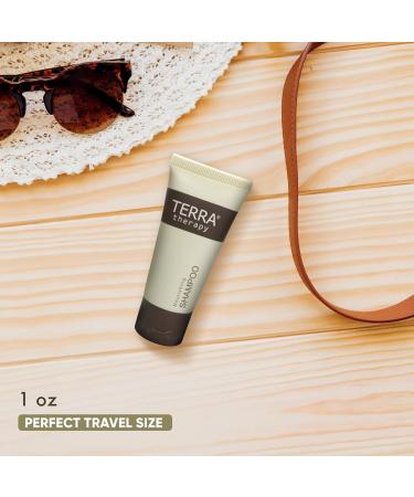 Terra Pure Therapy Shampoo | Travel Size Hotel Toiletries 1 oz | Bulk Case of 300 for Hotels Motels AirBnB & VRBO - Buy Online on GoSupps.com