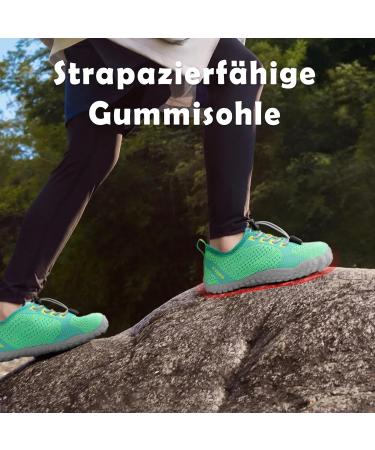 Kyopp Barefoot Shoes for Children | Breathable Fast-Drying Slide & Hiking Shoes | Soft & Comfortable | Light Green Size 34 EU - Buy Online on GoSupps.com