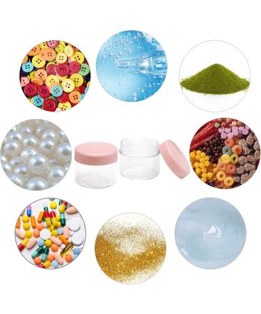 Travel Cosmetic Container - 20g Pink Sample Jars with Lids - 50PCS for Beauty & Skincare | International Shipping - Buy Online on GoSupps.com