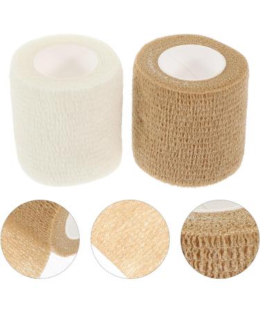 12 Rolls Flexible Adhesive Sports Elastic Wrap - Breathable Self Band Tape for Athletic Injury Care - Buy Online on GoSupps.com