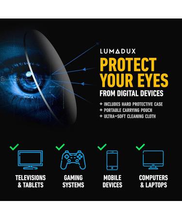 AmberSleep Amber Yellow Tinted Blue Light Blocking Glasses - Non-Prescription Anti-Glare UV Protection for Eye Strain Relief Sleep Improvement & Gaming - International Shipping Available - Buy Online on GoSupps.com