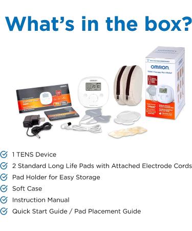 OMRON Total Power + Heat TENS Unit Muscle Stimulator for Drug-Free Pain Relief - PM800 - Buy Online on GoSupps.com