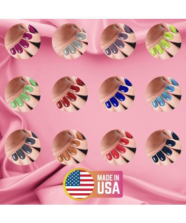 Mia Secret Nail Art Powder - Fabulous Collection (12 PC) | International Shipping Available - Buy Online on GoSupps.com