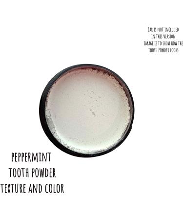 Organic Vegan Fluoride Free Tooth Powder Peppermint Flavor - Zero Waste 6 Month Supply | Natural Whitening | Stronger Teeth - Plastic-Free Shipping - Buy Online on GoSupps.com