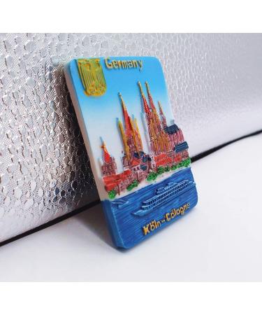 Cologne Germany 3D Fridge Magnet Travel Souvenir Gift Home & kitchen Decoration Magnetic Sticker Cologne Germany Refrigerator Magnet Collection - Buy Online on GoSupps.com