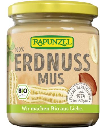 Rapunzel Organic Peanut Butter Fine (6 x 250 gr) 250 g (Pack of 6)