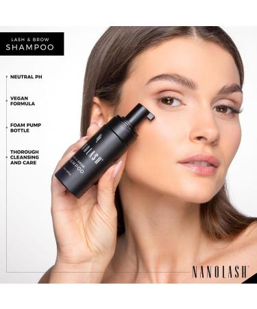 Shop Lash & Brow Shampoo 50 ml - Best Cleansing Foam for Eyelash Extensions & Eyebrow Care | International Shipping Available - Buy Online on GoSupps.com