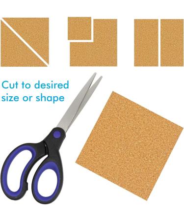 Millennial Essentials 25 Pack Self-Adhesive Cork Squares 4 x 4 Inches Cork Backing Sheets Cork Tiles for Cork Coasters and DIY Crafts - Buy Online on GoSupps.com