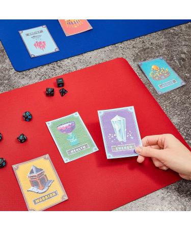 Red and Blue TCG Playmats - Set of 2 (24 x 14 in) | Card Game Mats for Enhanced Gaming Experience - Buy Online on GoSupps.com
