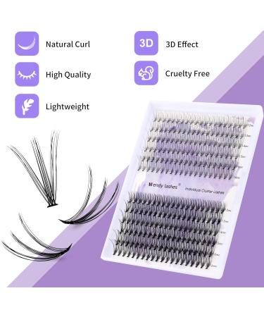 240PCS D Curl Cluster Lashes Extension 10D/20D MIX 12-16mm DIY Eyelashes Extensions - Buy Online on GoSupps.com