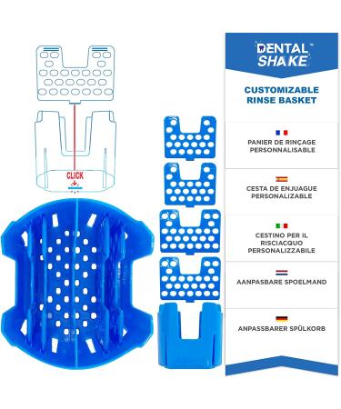 Dental Shake Denture Cleaning Case: Fastest Denture Cleaner Machine for Dentures, Mouth Guard, and Toothbrush - Compatible with Cleaning Tablets - Buy Online on GoSupps.com