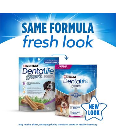 DentaLife Chews Dog Treats for Medium Breed Dogs - 1.12 kg Pouch (1 Pack) 1.12 kg (Pack of 1) - Buy Online on GoSupps.com