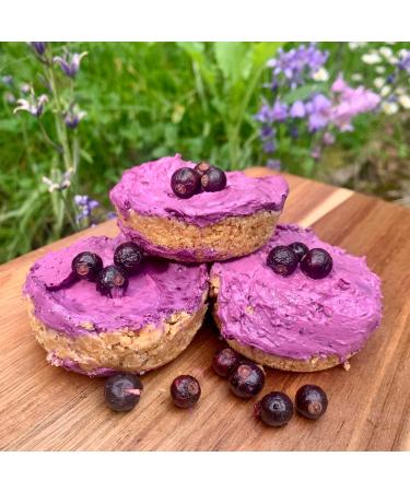 Honeyberry Solutions LTD Freeze Dried Wild Blueberries 250g Freeze Dried Blueberries Dried and Freeze Dried Fruit Freeze Dried Wild Blueberries for Baking Cake Decorating Smoothies Muesli and Desserts - Buy Online on GoSupps.com