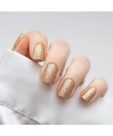 AVOA Beauty Nail Foil - Gold Rush | Long-lasting Gold Glitter Nail Wraps | 16 Self-Adhesive Designs for Stunning Nails - Buy Online on GoSupps.com