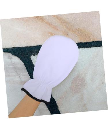 Gogogmee 1 Pair Exfoliating Hand Gloves Lotion Gloves Overnight for Women Hand Care Gloves Hands Hand Calluses Remover Gloves Hydrating Gloves Exfoliating Mitts White Flannel 29x16cm - Buy Online on GoSupps.com
