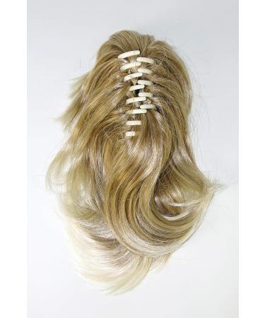Buy WIG ME UP XF-6381-15T613 Hairpiece | Short Voluminous Wavy Ponytail Braid with Butterfly Clip | Golden Blonde Platinum Streaked Hair Extension - Buy Online on GoSupps.com