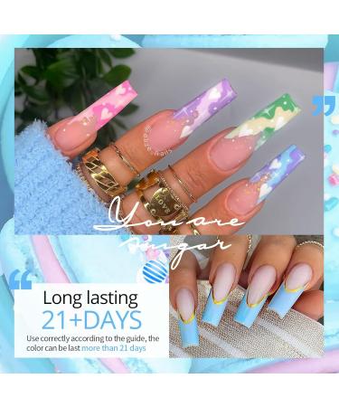 UR SUGAR UV Nail Polish Pastel Shellac Set - 12PCS Macaroon Candy Gel Colors for Spring - Perfect for Stunning Gel Nails - Buy Online on GoSupps.com