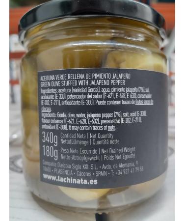 Olive Gordal farcie au Jalape o - La Chinata (340 g) - Buy Online on GoSupps.com